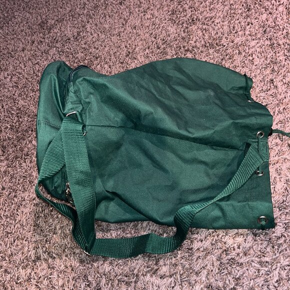 J&B Old Scotch Whiskies Strap Shoulder Sling Bag Backpack Green Embroidery Logo - Picture 2 of 6